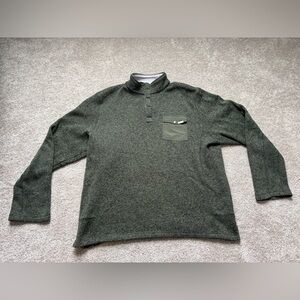 Woolrich | Men’s Snap-Front Fleece Pullover | Size XL